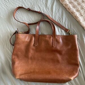 Madewell Leather Tote Bag